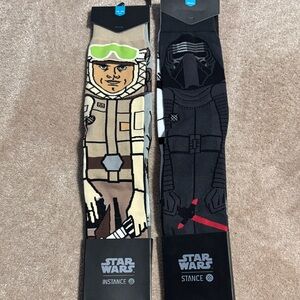 Stance Star Wars Character Socks - Tan and Black